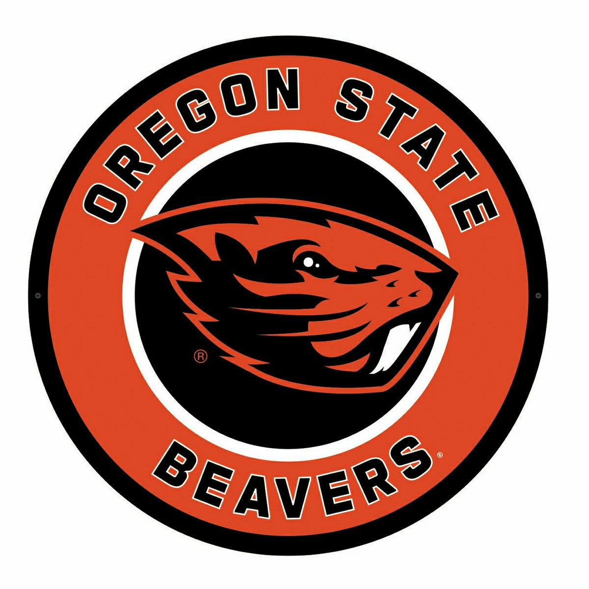 LED Wall Decor, Round, Oregon State University - Collegiate Home