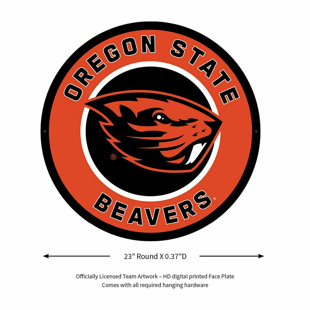 LED Wall Decor, Round, Oregon State University - Collegiate Home