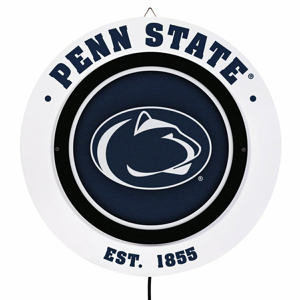 Penn State, Metal Lite, Round - Collegiate