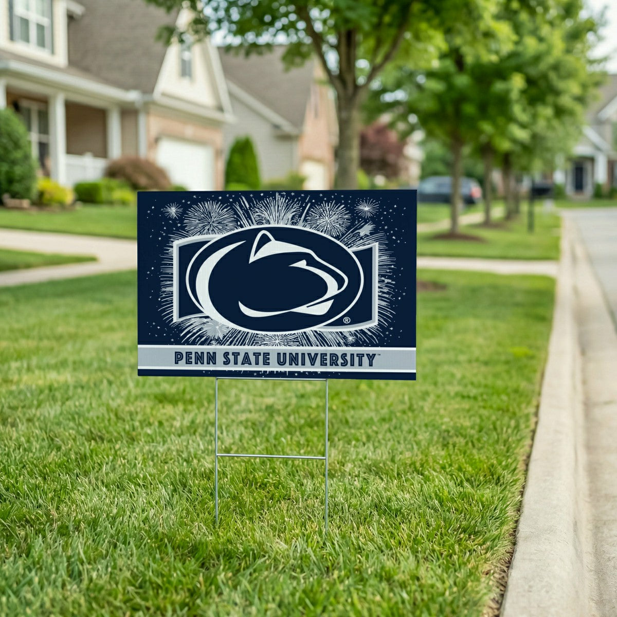 Penn State Yard Sign, Patriotic - Collegiate Home