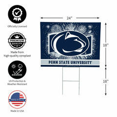 Penn State Yard Sign, Patriotic - Collegiate Home