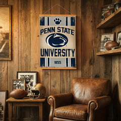 Penn State, Canvas Wall Tapestry, Medium, 36x24 - Collegiate Home