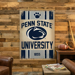 Penn State, Canvas Wall Tapestry, Large, 54x36 - Collegiate Home