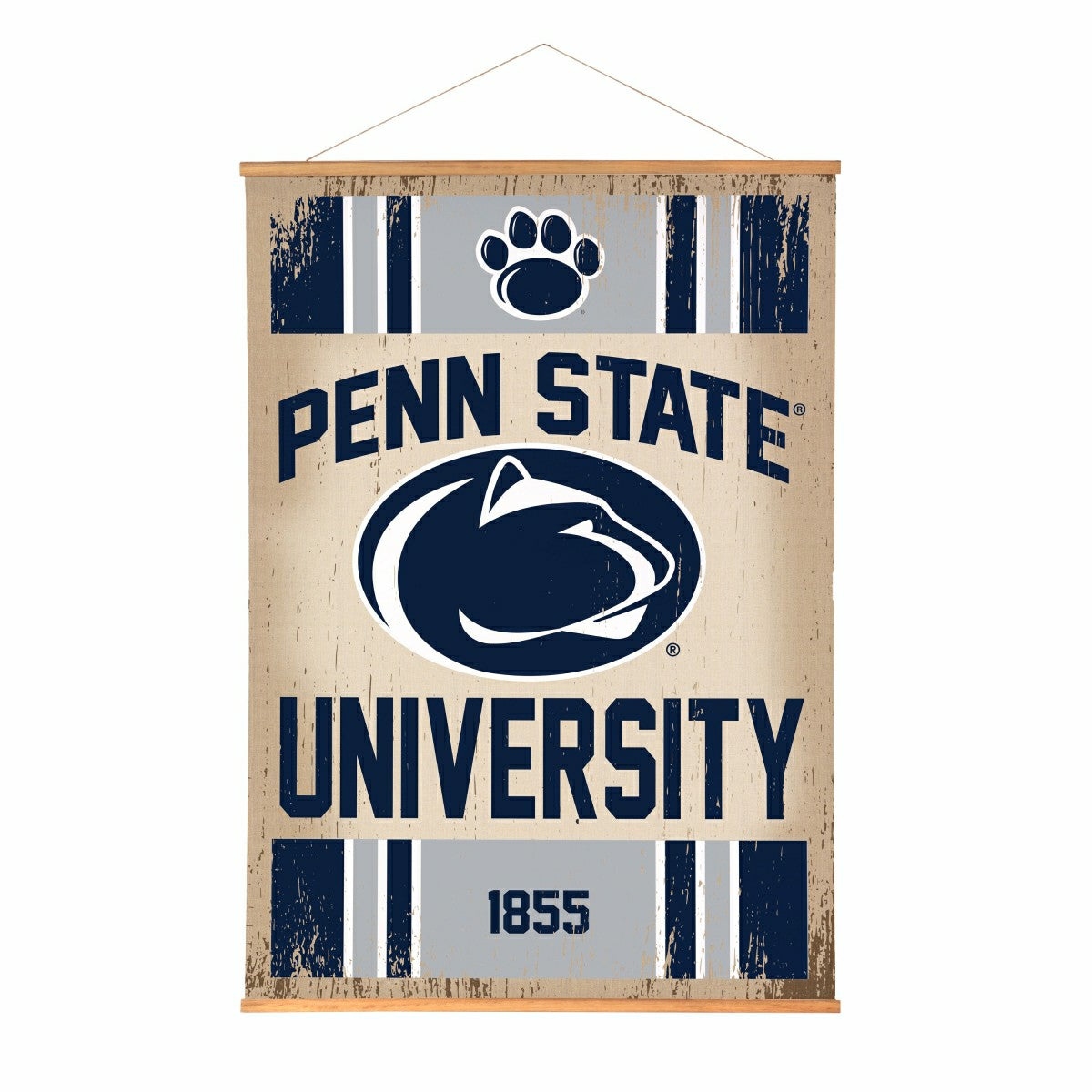 Penn State, Canvas Wall Tapestry, Large, 54x36 - Collegiate Home