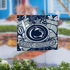 Penn State Yard Sign, Holiday - Collegiate Home