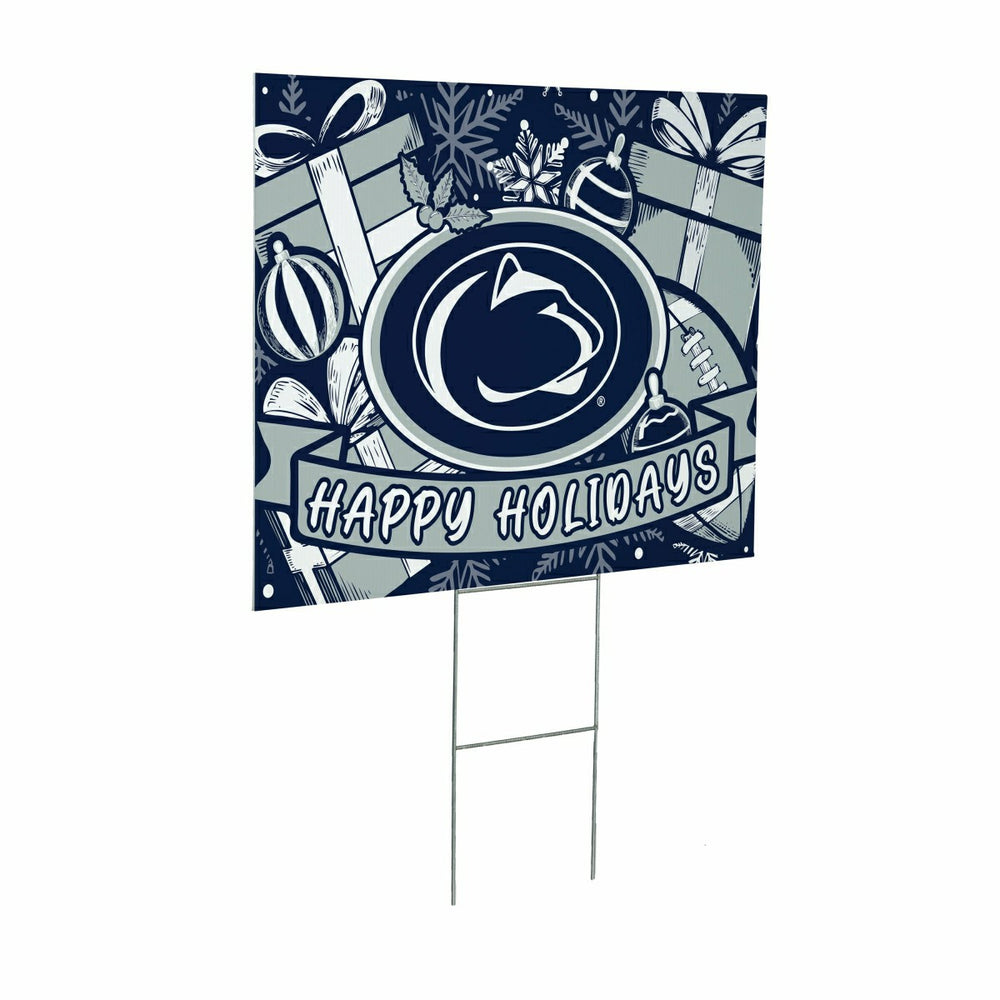 Penn State Yard Sign, Holiday - Collegiate Home