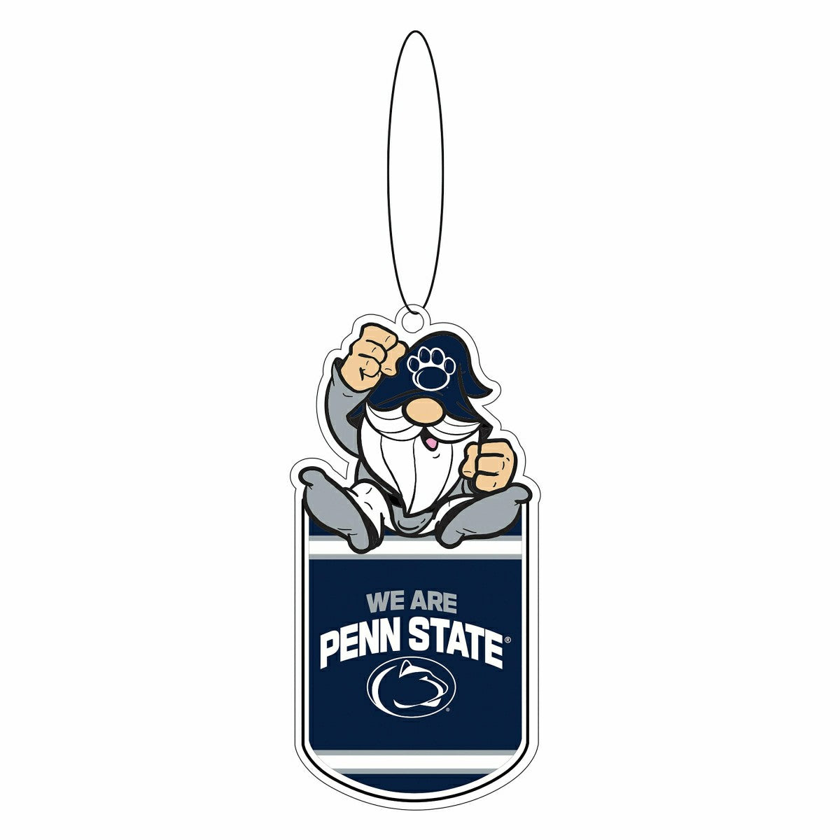 Penn State Gift Tag Ornament, Gnome Fan - Collegiate Home