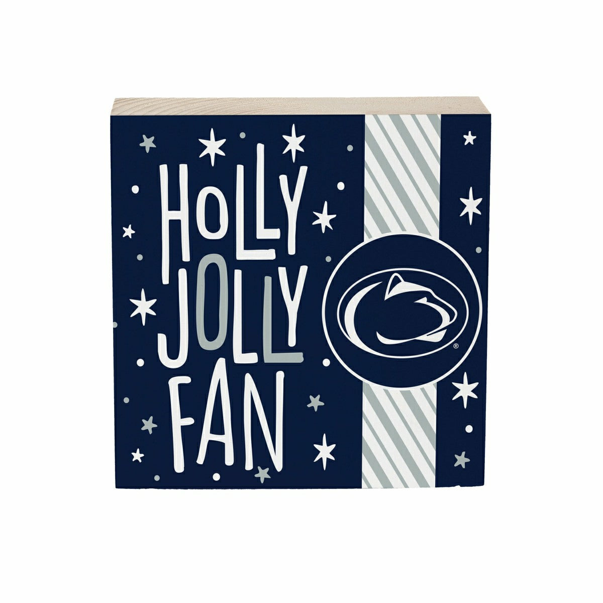 Penn State Block, Holiday, 6x6 - Collegiate Home