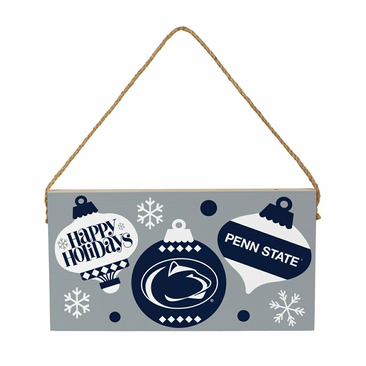 Penn State Holiday Wood Wall Sign, 6x11 - Collegiate Home