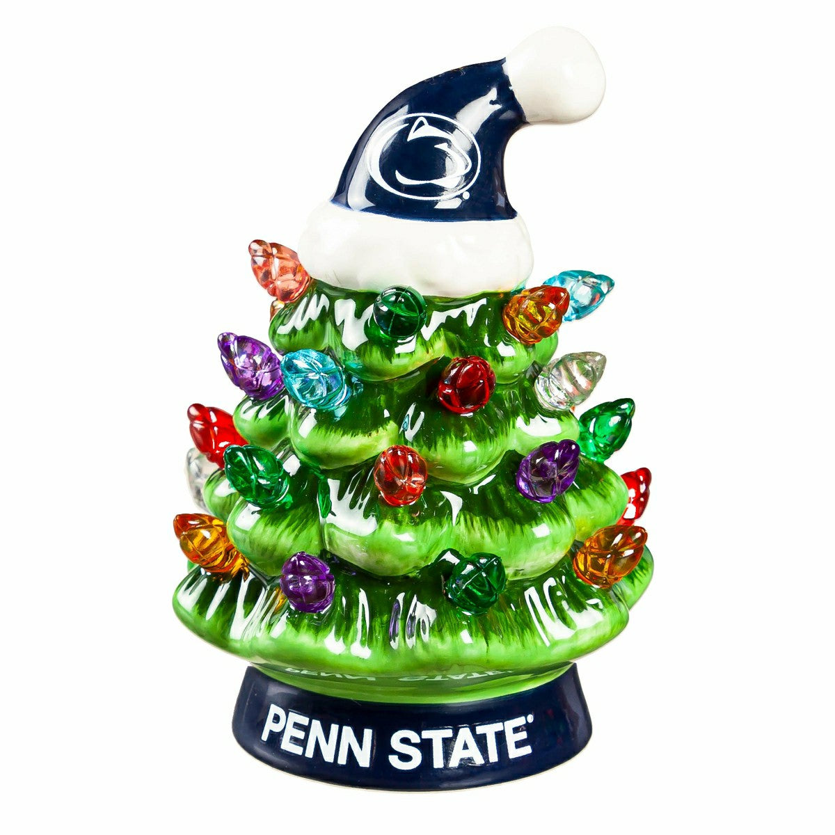 4" Mini LED Tabletop Christmas Tree, Set of 2, Penn State - Collegiate Home