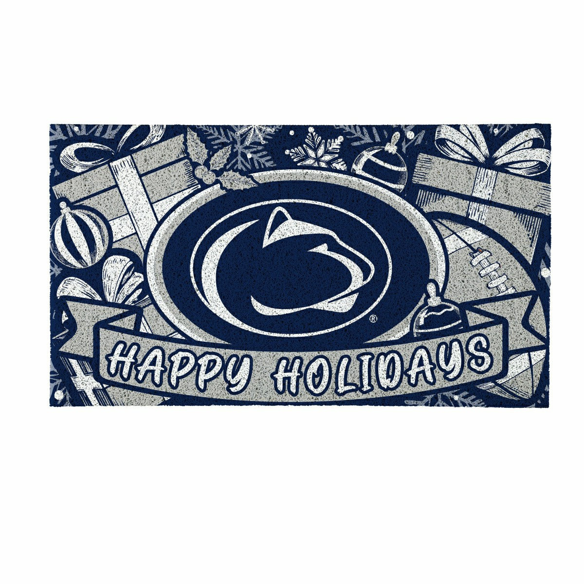 Penn State Holiday PVC Mat, 28"x16" - Collegiate