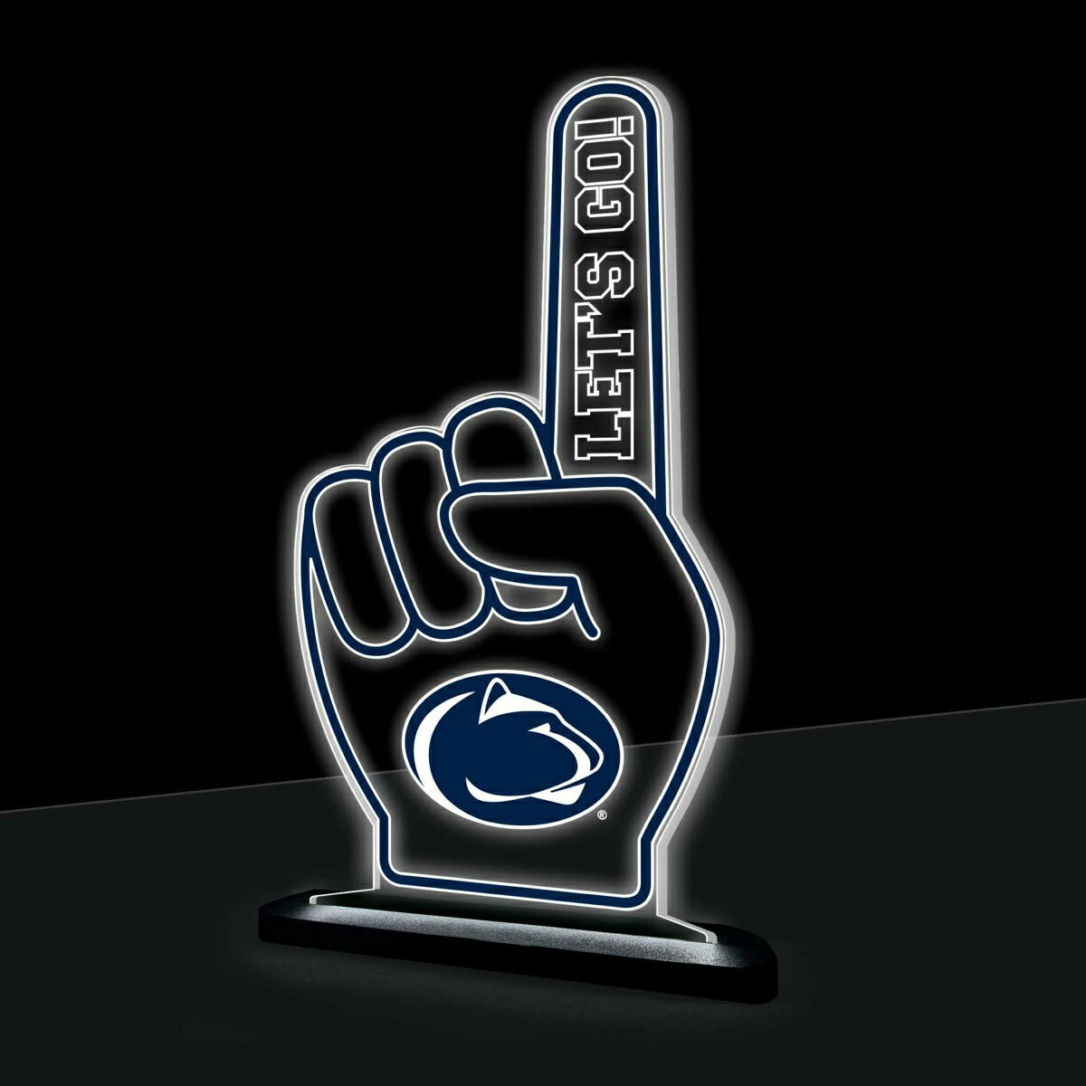 Penn State College Foam Finger Desklite LED Decor - Collegiate Home