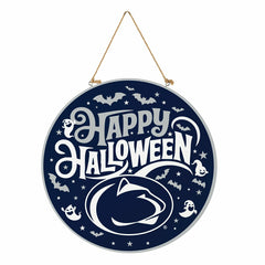 Penn State Halloween Round Door Décor with Hanging Rope, 18x18 - Collegiate Home