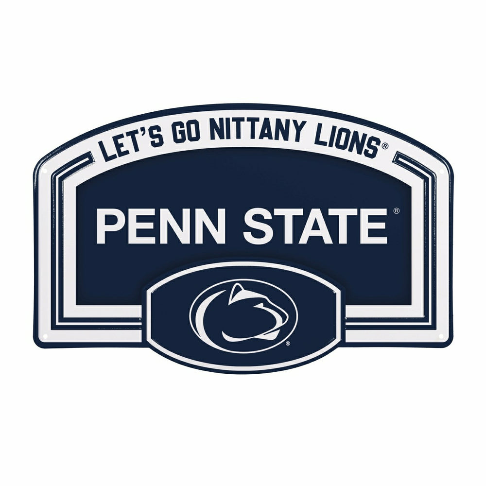 Penn State USA Embossed Steel Wall Sign, 11" x 17" - Collegiate Home