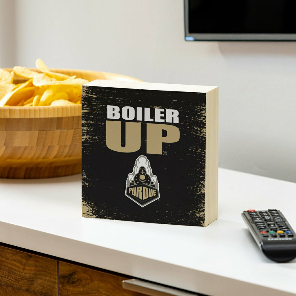 Purdue University Plock, Down Home Fans, 6x6 - Collegiate Home