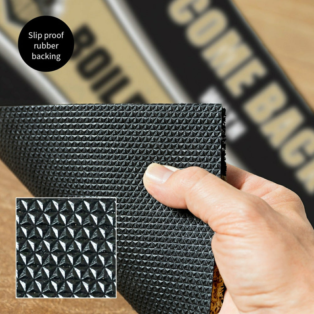 28" x 16" PVC Trapper Mat, Come Back with Tickets, Purdue University - Collegiate