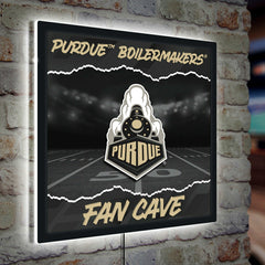 Purdue University 23"H x 23"L LED Wall Decor, Edgelite, Square - Collegiate Home