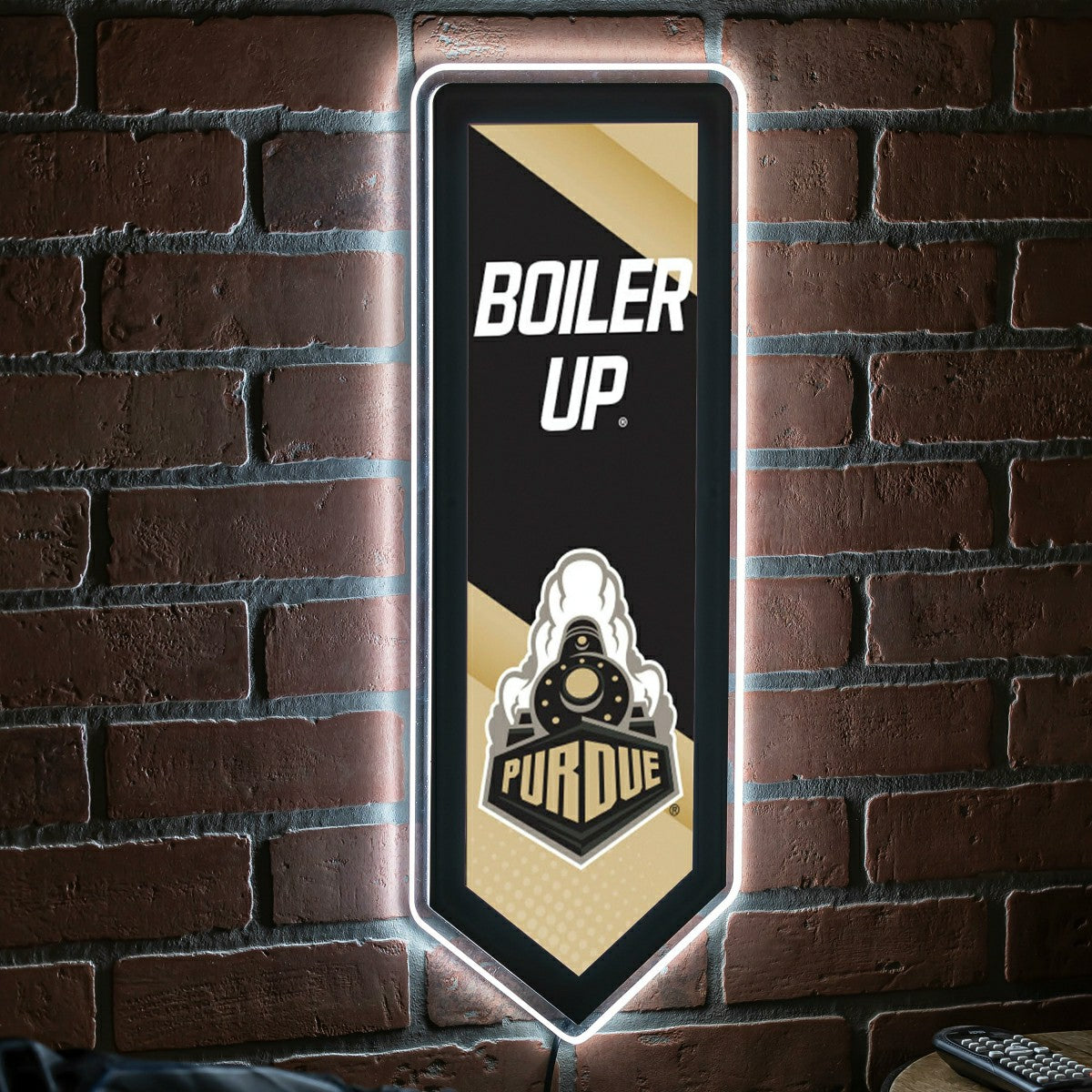 LED Wall Decor, Pennant, Purdue University - Collegiate Home