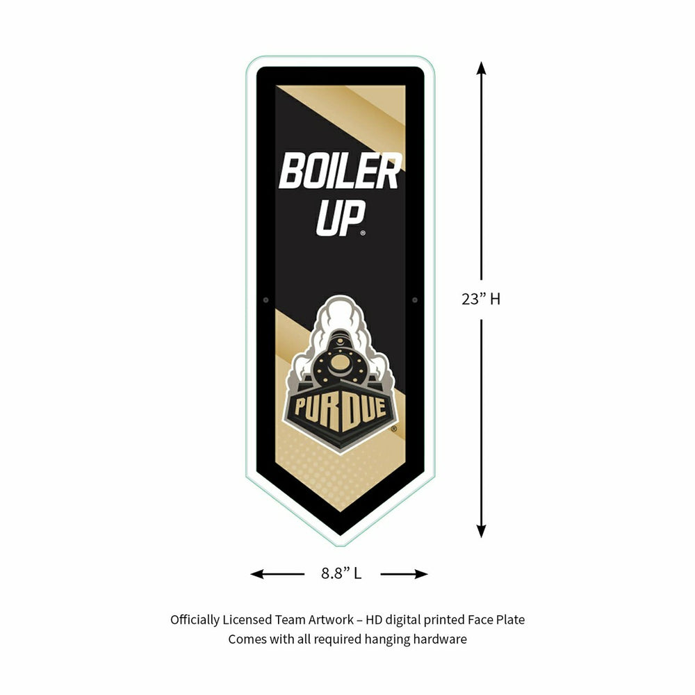 LED Wall Decor, Pennant, Purdue University - Collegiate Home