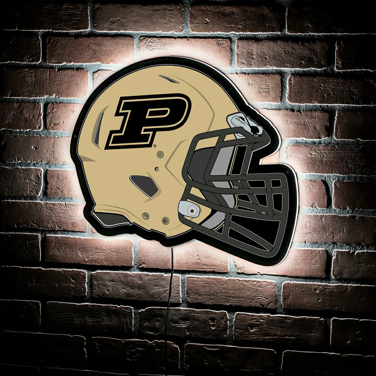 LED Wall Decor, Helmet, Purdue University - Collegiate Home