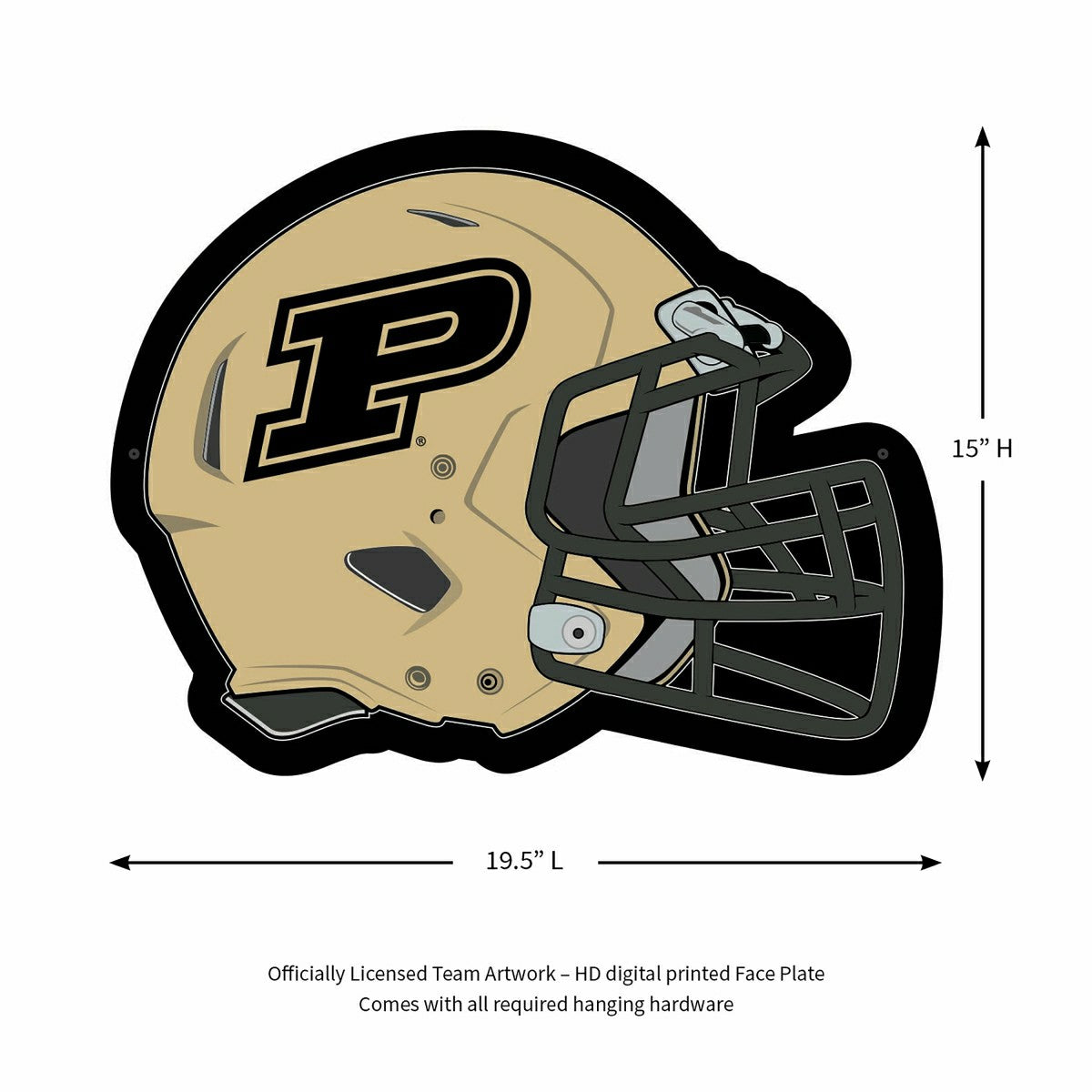 LED Wall Decor, Helmet, Purdue University - Collegiate Home