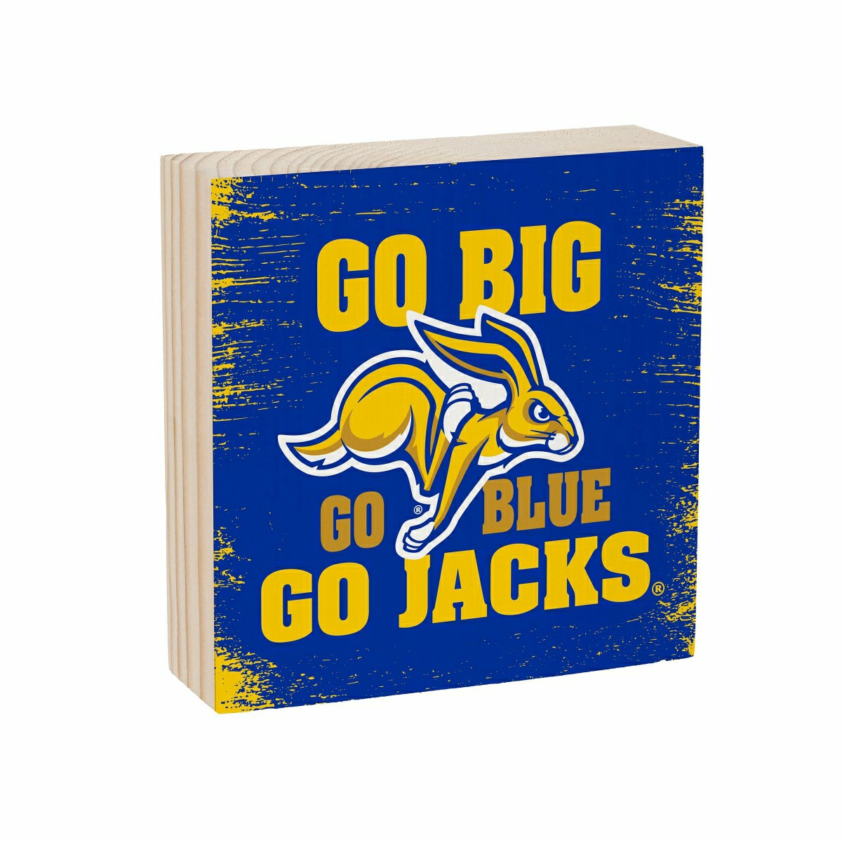 South Dakota State University Plock, Down Home Fans, 6x6 - Collegiate Home