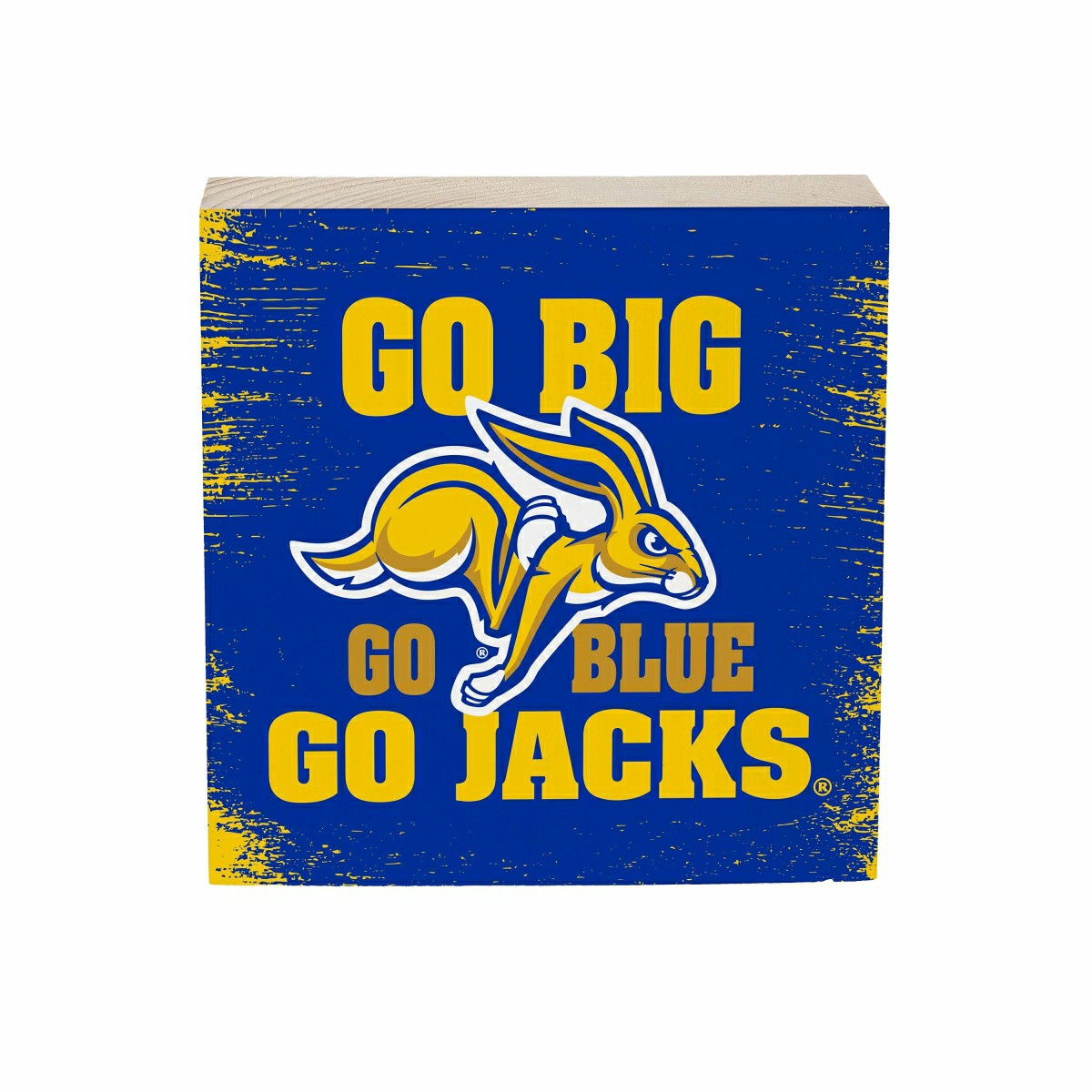South Dakota State University Plock, Down Home Fans, 6x6 - Collegiate Home