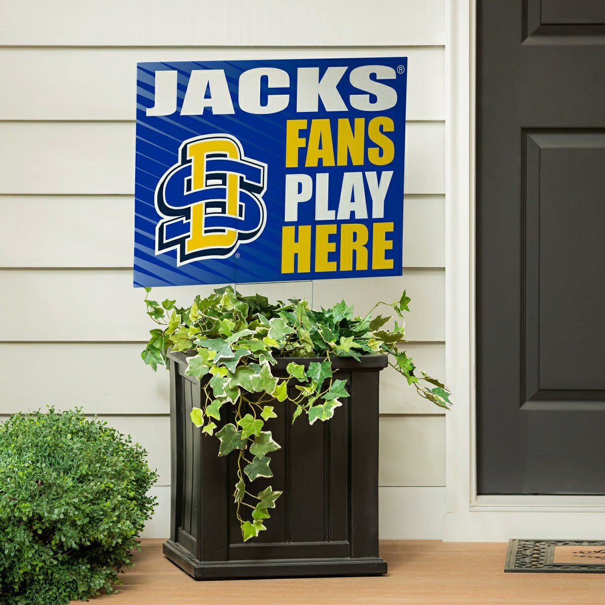 South Dakota State University Coroplast Yard Sign "Fans Play Here" - Collegiate Home