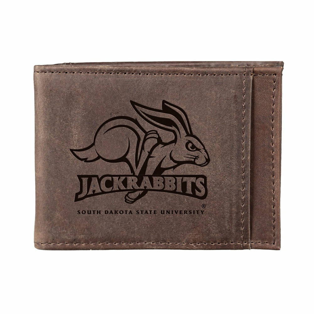 Front Pocket Wallet w/ RFID Blocking, South Dakota State University, B - Collegiate Home