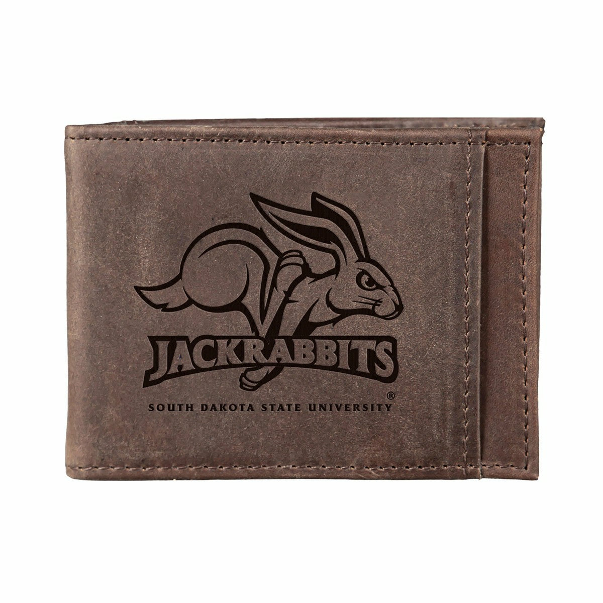 Front Pocket Wallet w/ RFID Blocking, South Dakota State University, B - Collegiate Home