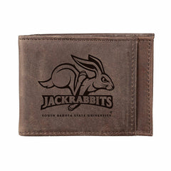 Front Pocket Wallet w/ RFID Blocking, South Dakota State University, B - Collegiate Home