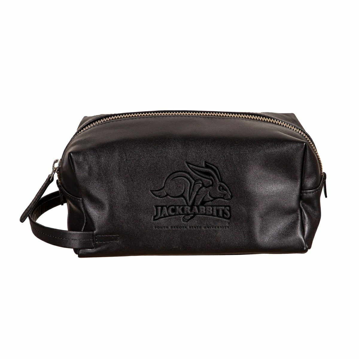 South Dakota State University, Embossed Toiletry Bag, Black - Collegiate Home