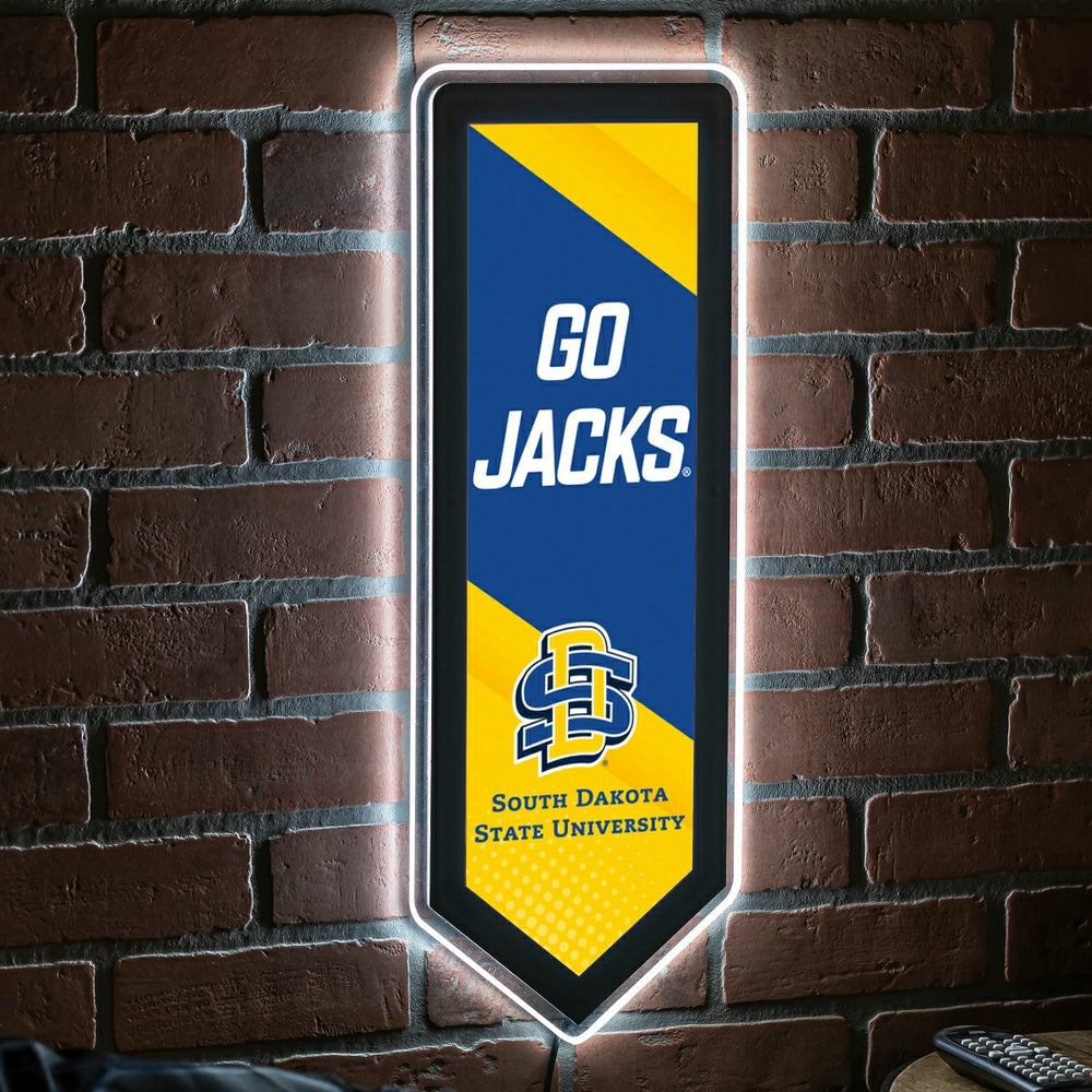 LED Wall Decor, Pennant, South Dakota State University - Collegiate Home