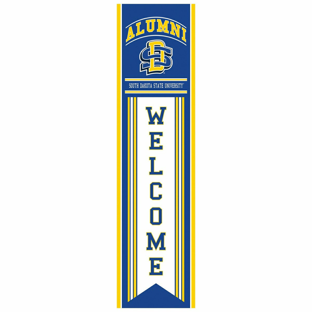 South Dakota State University Alumni Single Sided Large Leaner, 46" - Collegiate Home