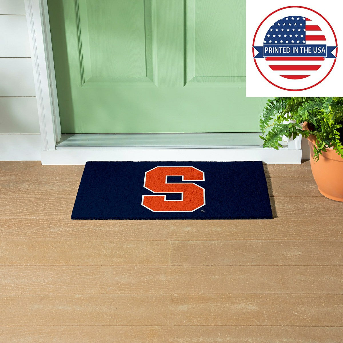 Full Color PVC Mat, 16" x 28", Syracuse University - Collegiate