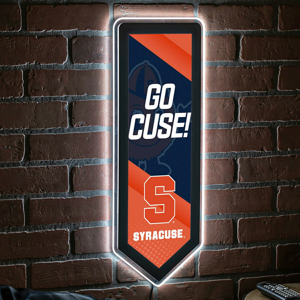 LED Wall Decor, Pennant, Syracuse University - Collegiate Home