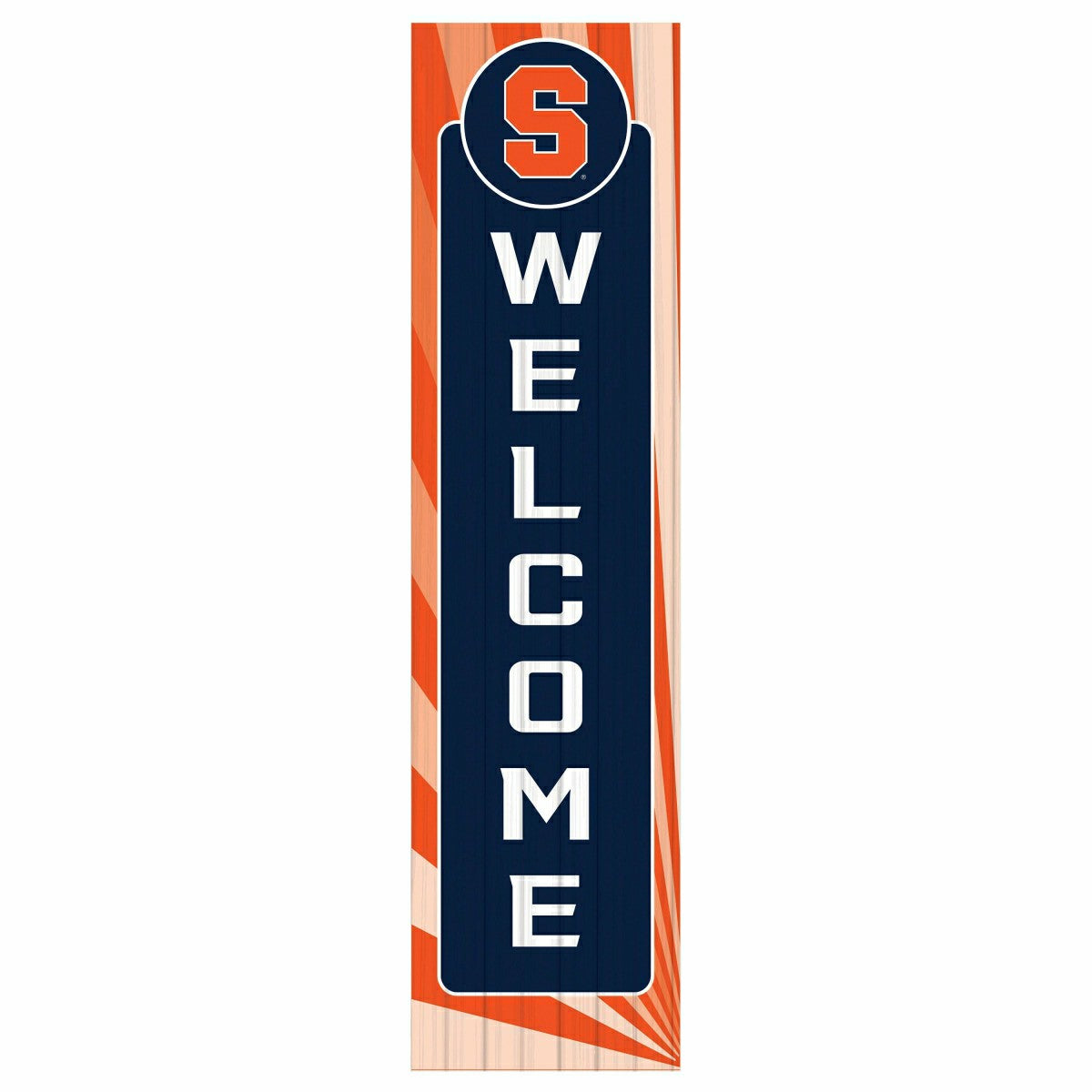 Syracuse University Summer Seasonal Single Sided Large Leaner, 46" - Collegiate Home