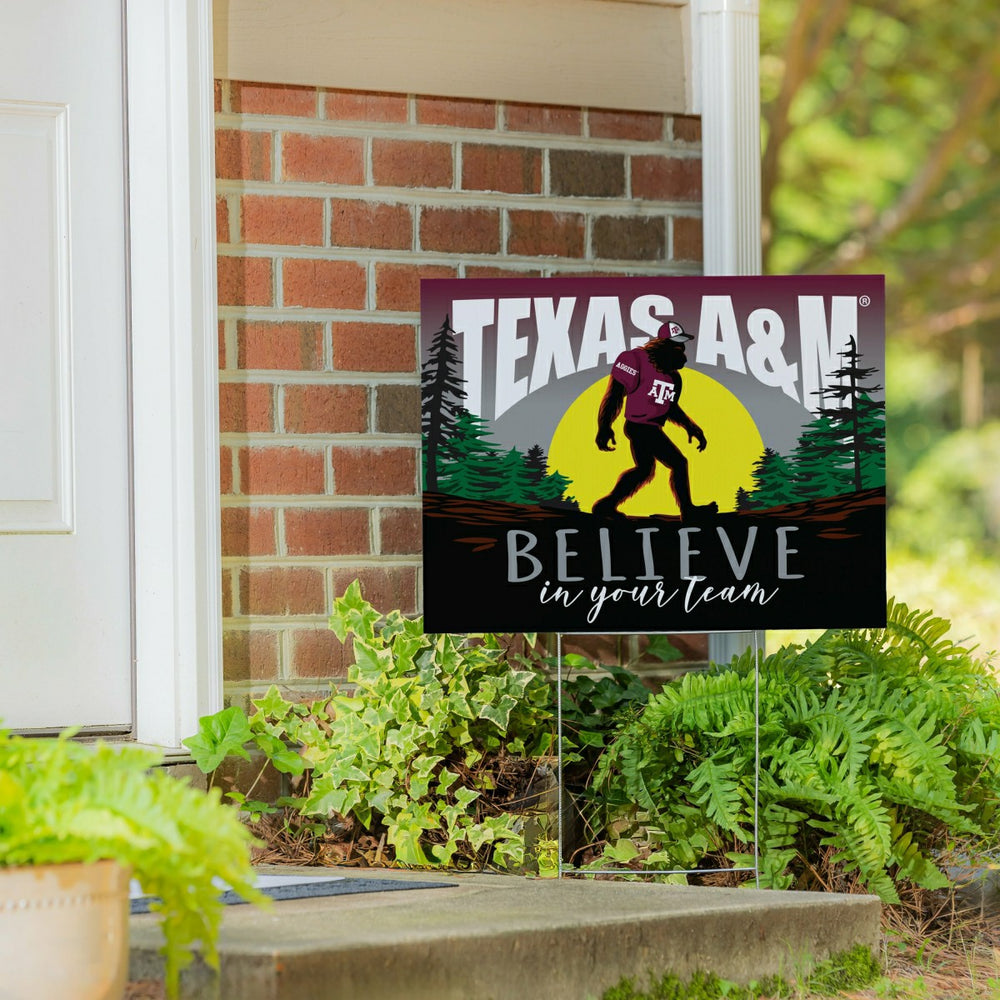 Texas A&M Yard Sign, Bigfoot - Collegiate Home