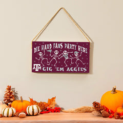Texas A&M Halloween Wood Wall Sign, 6x11 - Collegiate Home