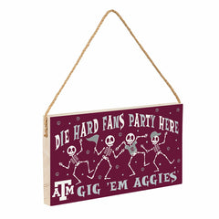 Texas A&M Halloween Wood Wall Sign, 6x11 - Collegiate Home