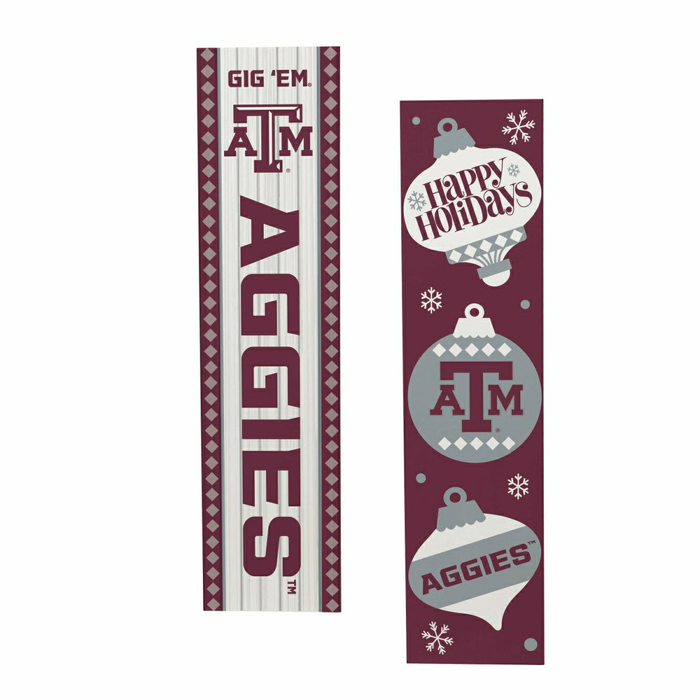 47" Double Sided Leaner, Texas A&M, Christmas - Collegiate Home