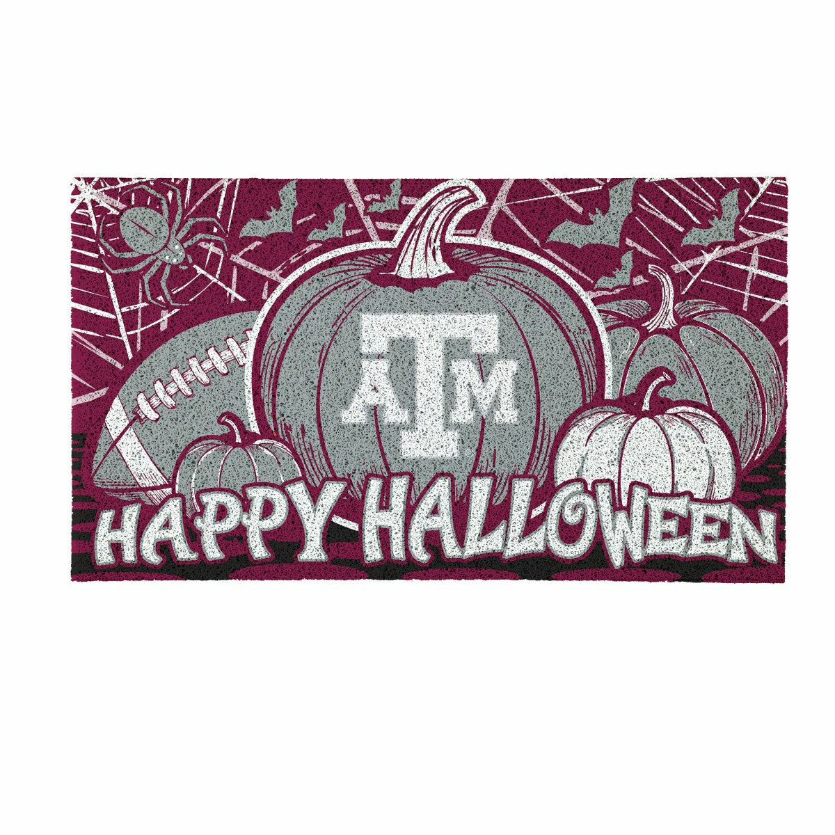Texas A&M Halloween PVC Mat, 28"x16" - Collegiate