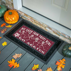 Texas A&M Flocked Coir Halloween Sassafras Switch Mat, 22"x10" - Collegiate