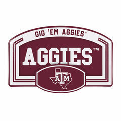 Texas A&M USA Embossed Steel Wall Sign, 11" x 17" - Collegiate Home