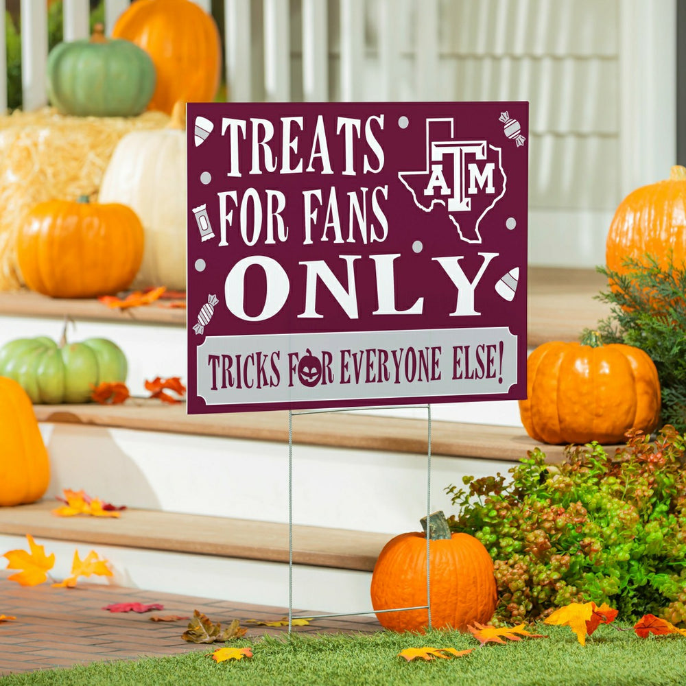Texas A&M Yard Sign, Halloween Treats for Fans - Collegiate Home