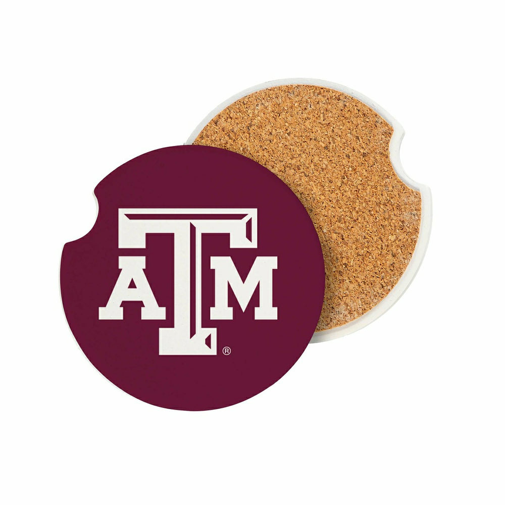 Texas A&M Car Coaster Set, 2pc - Collegiate Home