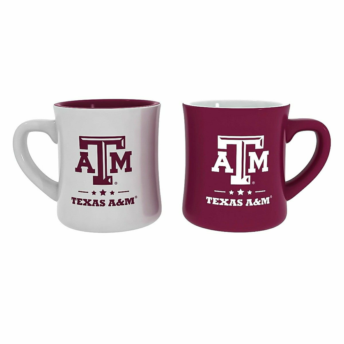Texas A&M 10oz Ceramic Cup Set, 2pc - Collegiate Home