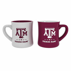Texas A&M 10oz Ceramic Cup Set, 2pc - Collegiate Home