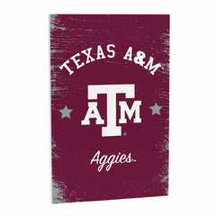 Texas A&M Wood Wall Sign, 16x24 - Collegiate Home