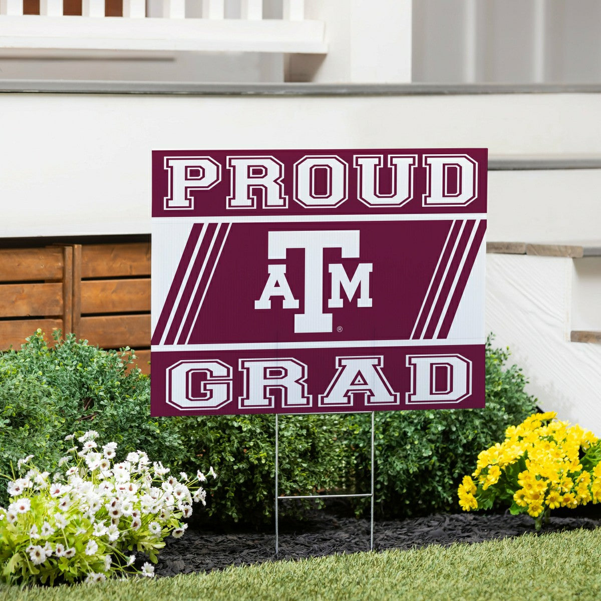 Texas A&M Coroplast Yard Sign Graduate - Collegiate Home